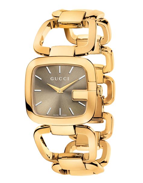 gucci gold bracelet watch women's|gucci gold watches ladies.